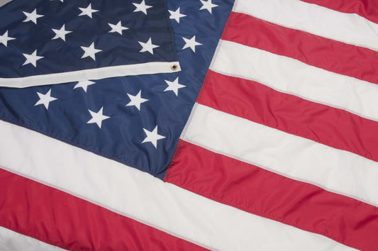 Indoor flag made of 100% nylon pole heading with velcro tabs