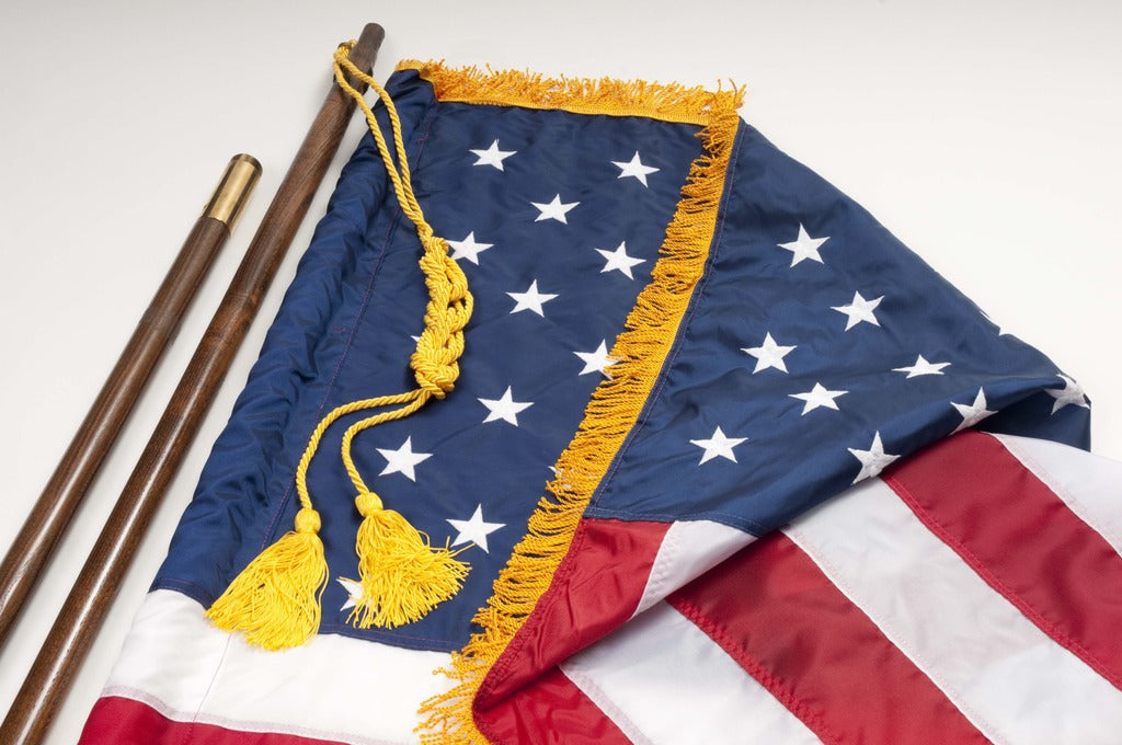 US INDOOR FRINGED (flag only)