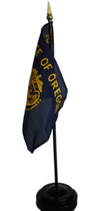 OREGON FLAG SET W/STAND
